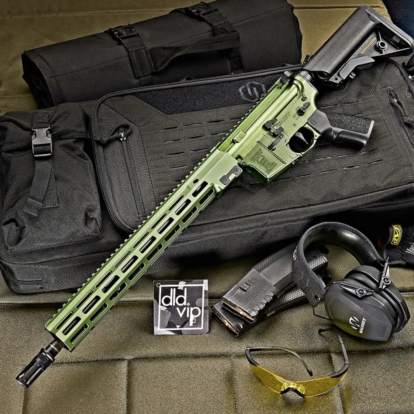 Geissele Super Duty 5.56 16" OAL 40mm Green w/ Lancer Mag - 1