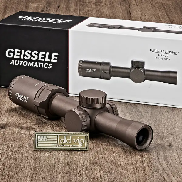Geissele Super Precision 1-6x26 30mm SFP FDE w/ DMRR-1 Reticle - 1