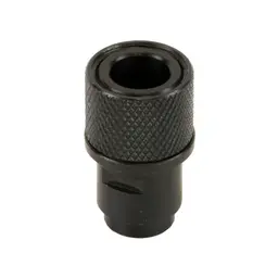 Gemtech Walther P22 Thread Adapter 1/2x28 with Thread Protector – Black Muzzle Device - 2