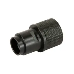 Gemtech Walther P22 Thread Adapter 1/2x28 with Thread Protector – Black Muzzle Device - 3
