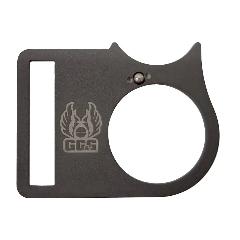 GG&G Mossberg 590 Ambidextrous Front Sling Mount – Matte Black, Durable Swivel Adapter - 1