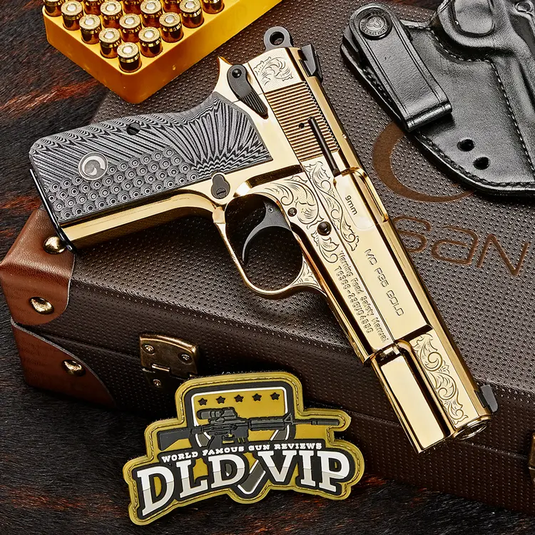 Girsan MC P35 9mm Gold Engraved - 1