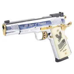 Girsan MC1911S USA 250th Anniversary 1911 .45 ACP 5in Chrome Semi-Auto Pistol 8rd Pearl Grips - 4