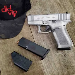 Glock 43X 9mm Battleworn White Cerakote - 4