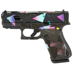 GLOCK 43X 9MM Subcompact Pistol with 80'S Night Cerakote Finish - 1