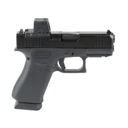 GLOCK 43X MOS 9mm Sub-Compact Striker-Fired Pistol 3.41in Black 15+1 with Holosun EPS Carry 2 MOA Red Dot - 3