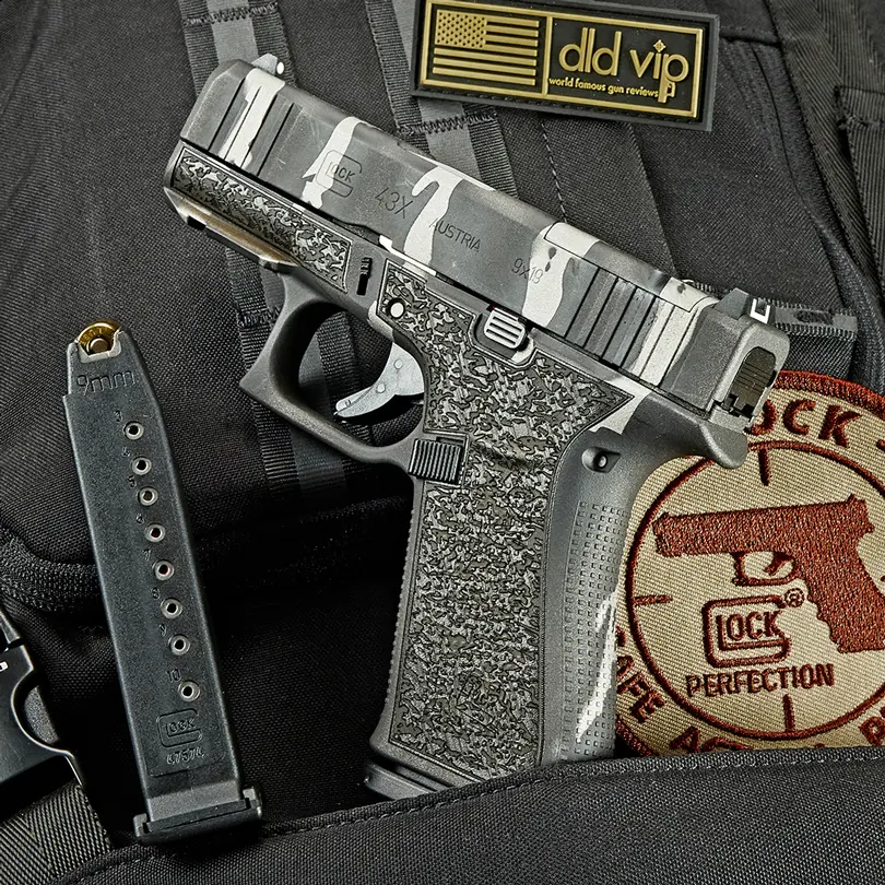 Glock 43X MOS 9mm Urban Tiger Cerakote - 1