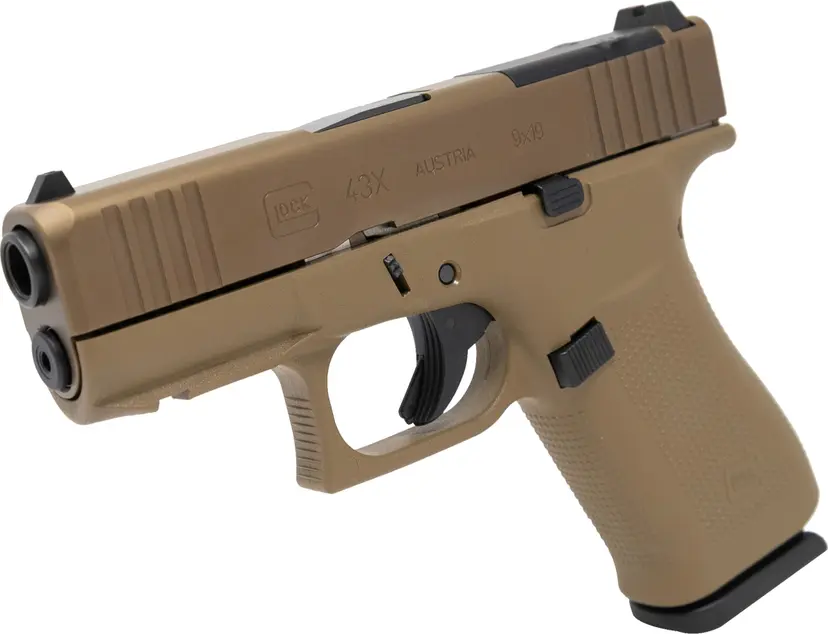 Glock 43X MOS Coyote 9mm - 1