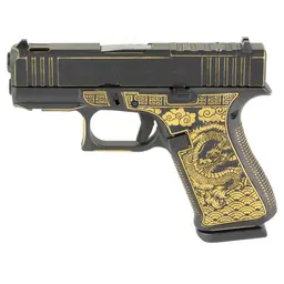 GLOCK 43XC 9MM Dragon Engraved Sub-Compact Pistol - 2