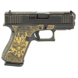 GLOCK 43XC 9MM Dragon Engraved Sub-Compact Pistol - 3
