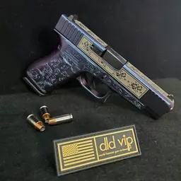 Glock 48 9mm Custom Mongoose Purple - 1