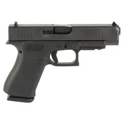 Glock 48 Compact 9mm Striker-Fired Pistol 4.17in Barrel, Black nDLC, 10+1, Front Rail, 2 Mags - 2
