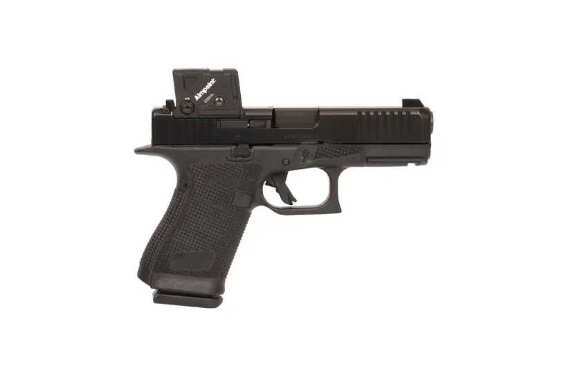 GLOCK 19 Gen 6 COA 9mm Compact Striker-Fired Pistol 4.02in Barrel DLC Finish Aimpoint COA Optic 15+1 3 Mags Black - 1