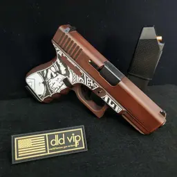 Glock 19 Gen3 9mm Custom Spartan Distressed Bronze Cerakote - 2