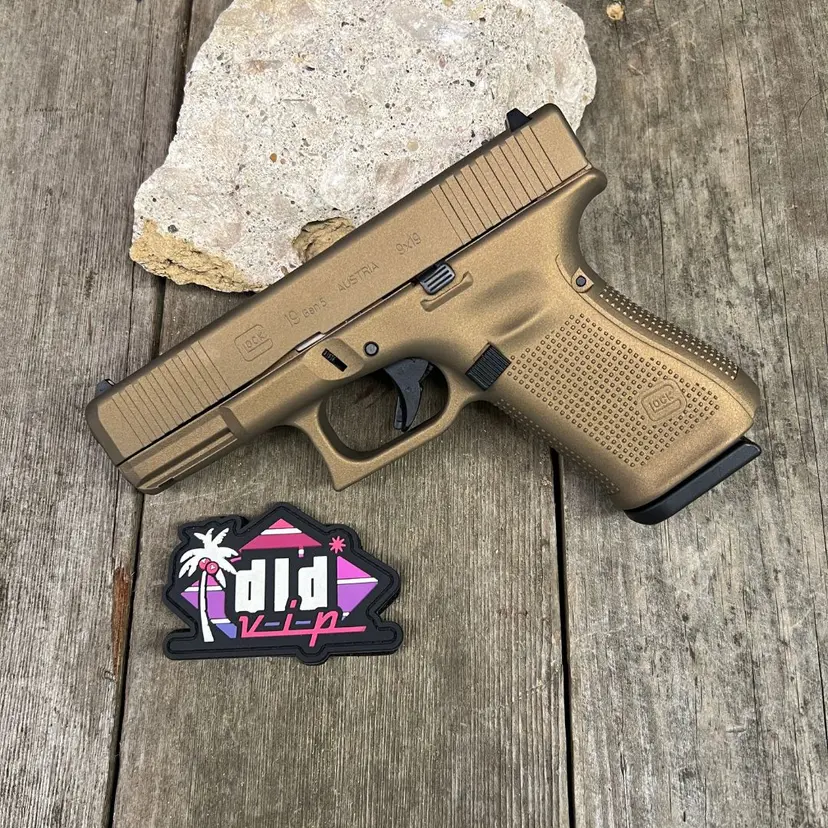 Glock 19 Gen5 9mm Burn Bronze Cerakote - 1