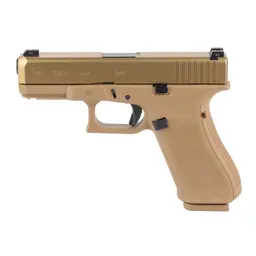 GLOCK 19X (V) V Series 9mm Compact Striker-Fired Pistol 4.02in GMB nPVD Coyote, Night Sights, 10RD, 3 Mags - 2