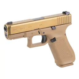 GLOCK 19X (V) V Series 9mm Compact Striker-Fired Pistol 4.02in GMB nPVD Coyote, Night Sights, 10RD, 3 Mags - 4
