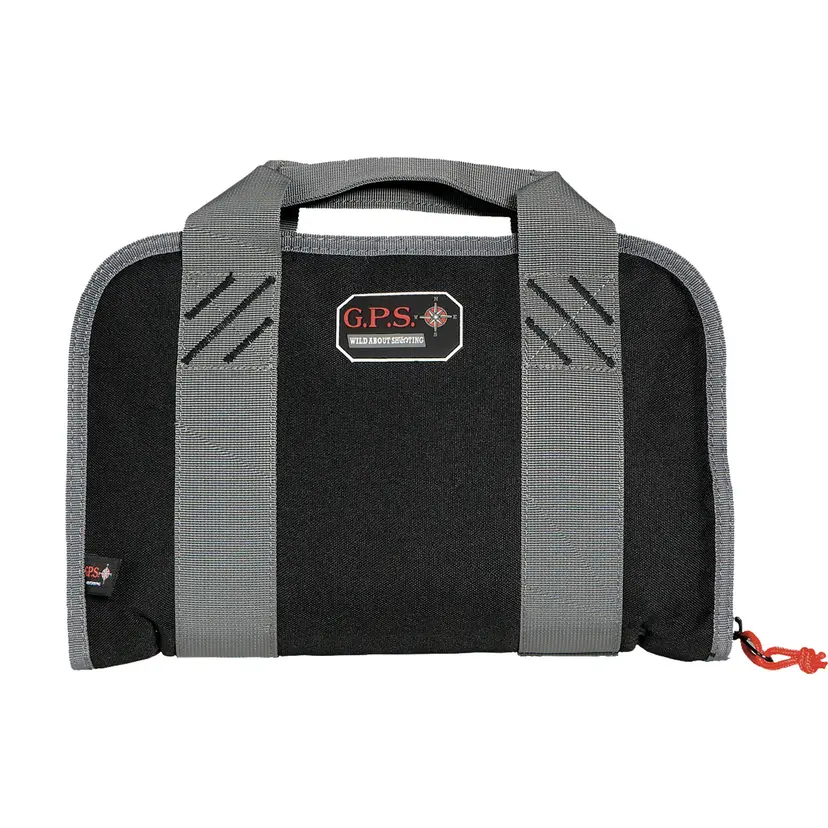 GPS Double Compact Pistol Case Black – Soft Carry Bag for Up to 2 Pistols - 1