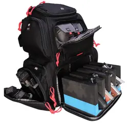 GPS Outdoors Handgunner Backpack BLK w/ 4 Gun Cradle - 2