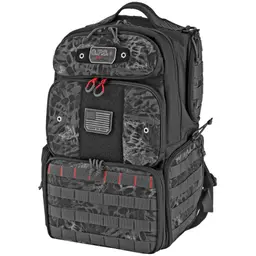 GPS TAC Range Backpack Tall Blackout – Tactical Gun Bag for Shooting and Travel - 3