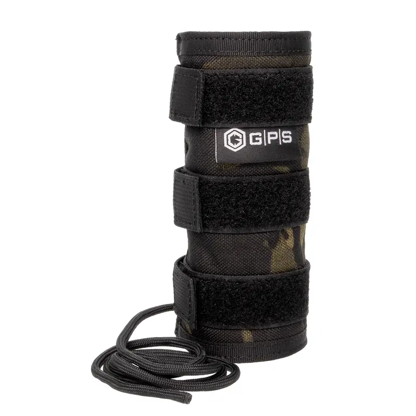 GPS TAC 6" Suppressor Cover MultiCam Black Nylon – Durable Heat Shield - 1
