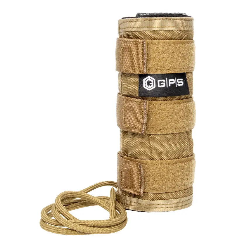 GPS TAC 6" Suppressor Cover Tan – Durable Nylon Heat Shield - 1