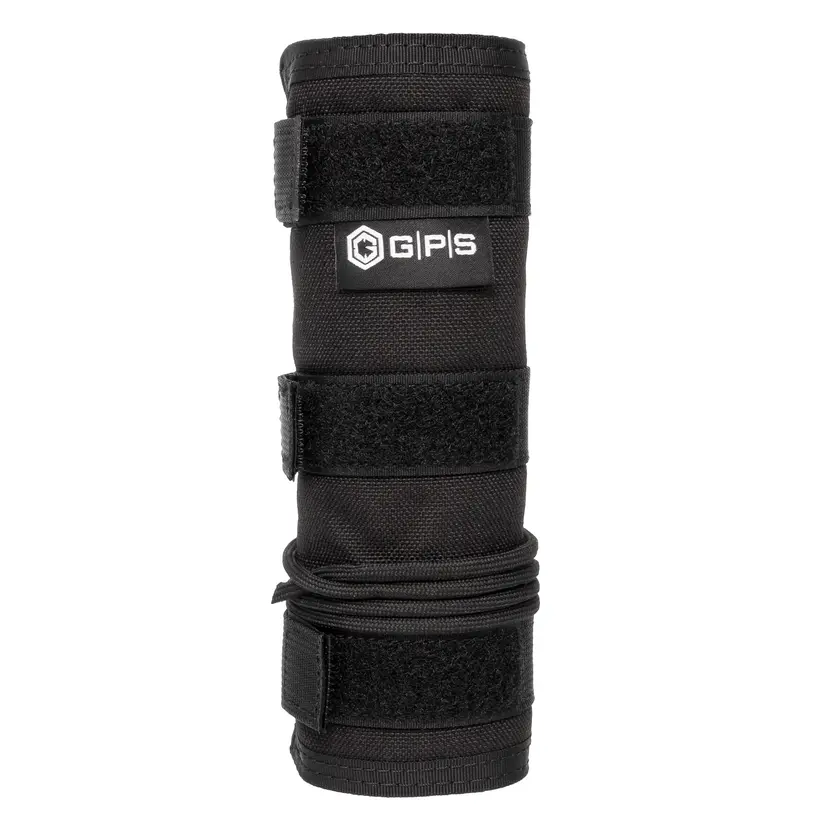 GPS TAC Suppressor Cover 7.5" Black Nylon – Durable Heat-Resistant Muzzle Protection - 1
