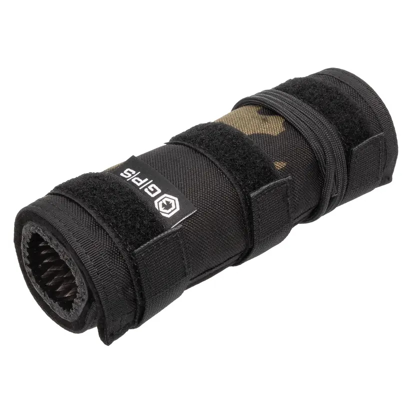GPS TAC Suppressor Cover 7.5" MultiCam Black Nylon – Durable Muzzle Device Protection - 1