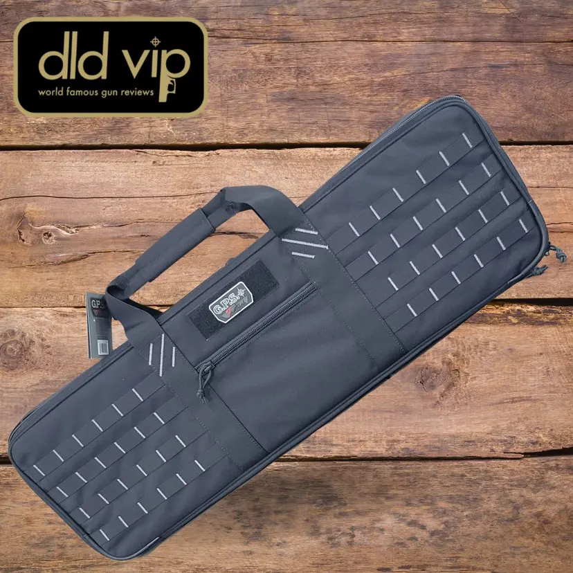 GPS Tactical Rifle Case w/ Heavy Duty Hard 1,000 Denier Nylon Sides - 1
