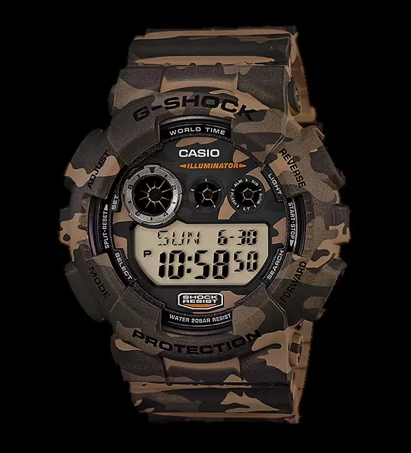 GSHOCK GD120CM5CR WOODLAND CAMO DIGITAL CAMO