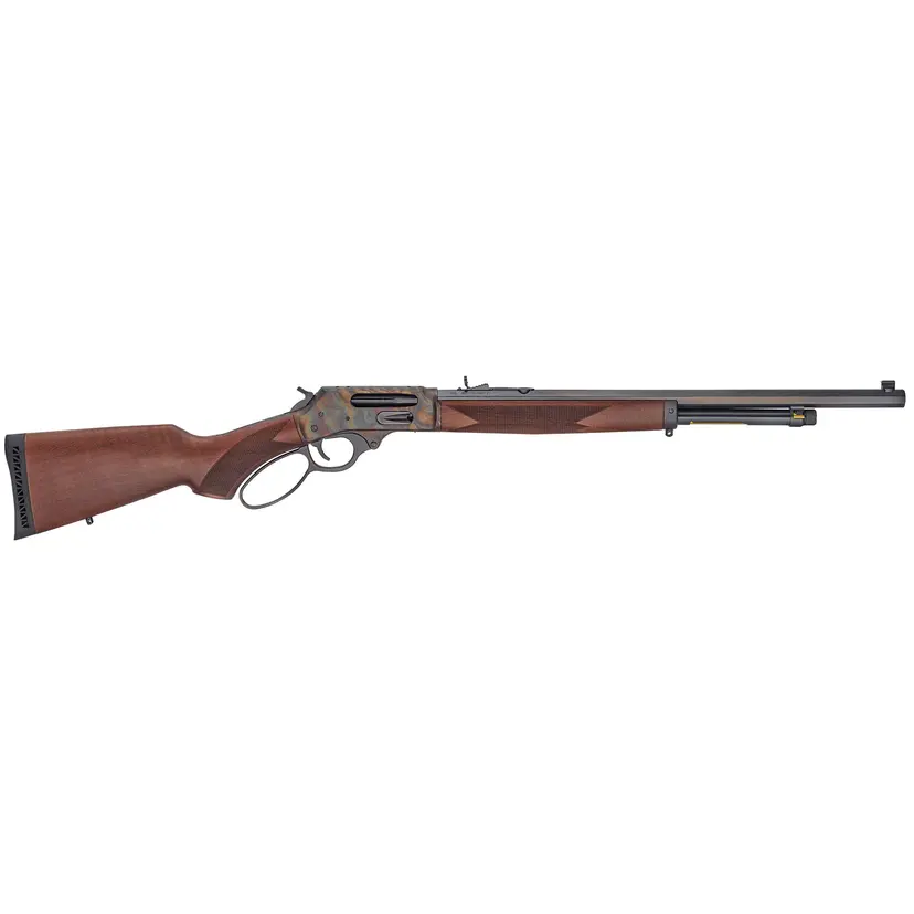 Henry Lever Action 45-70 Case Hardened Rifle with 22" Octagon Barrel - 1