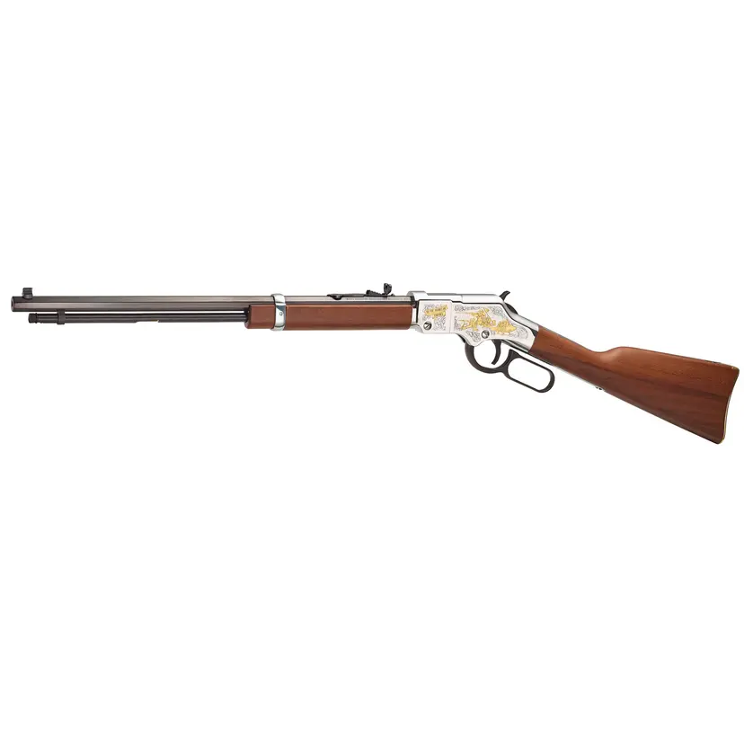 Henry Spirit of Corps Tribute 22LR Lever Action Rifle 20" Engraved - 1