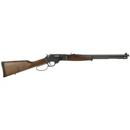 Henry Steel Lever Action 30-30 Winchester Rifle 20" Barrel Large Loop Side Gate Walnut Stock - 2