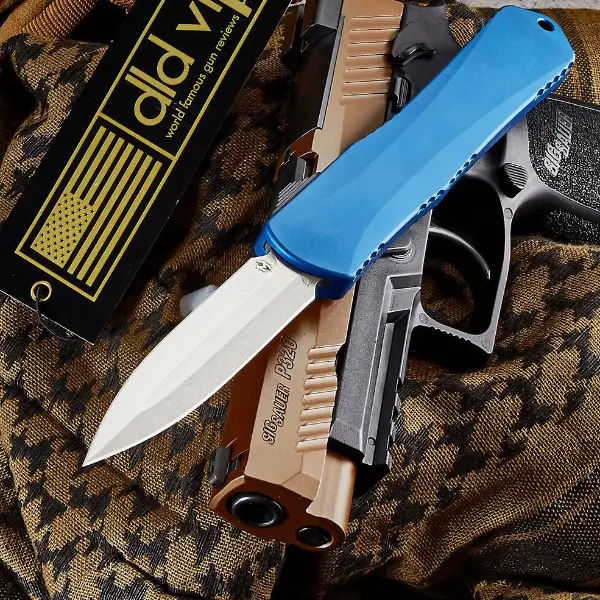 Heretic H032-2A-Blue Manticore-X Double Edge Stonewash Blue - 1