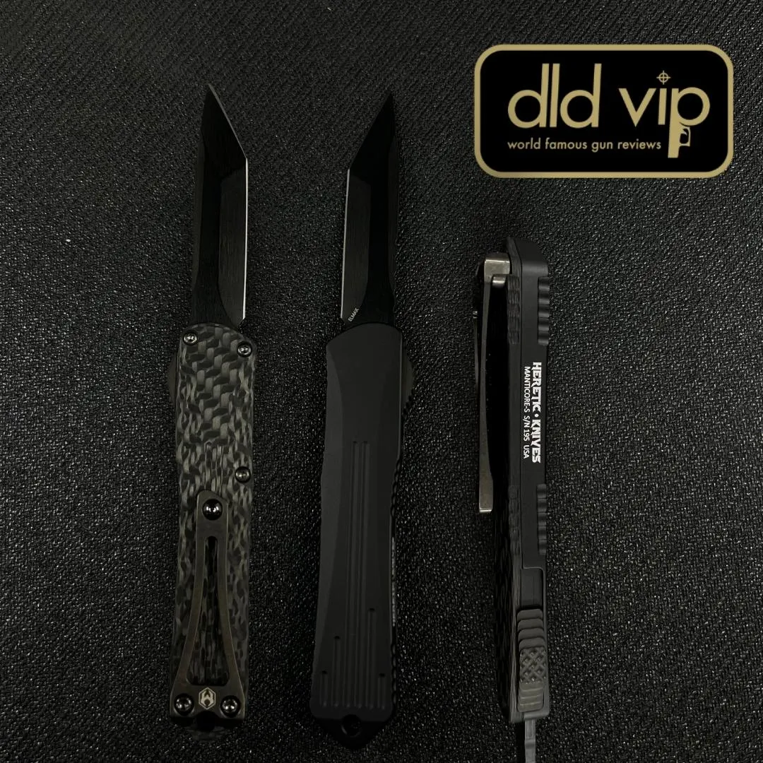 Heretic Manticore-S Carbon Fiber & DLC Tanto H023-6A-CF