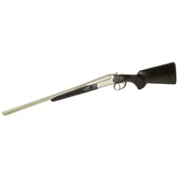 Heritage Badlander SXS 410 Bore 18.5" Side-By-Side Shotgun, Nickel Finish, Turkish Walnut Stock - 3