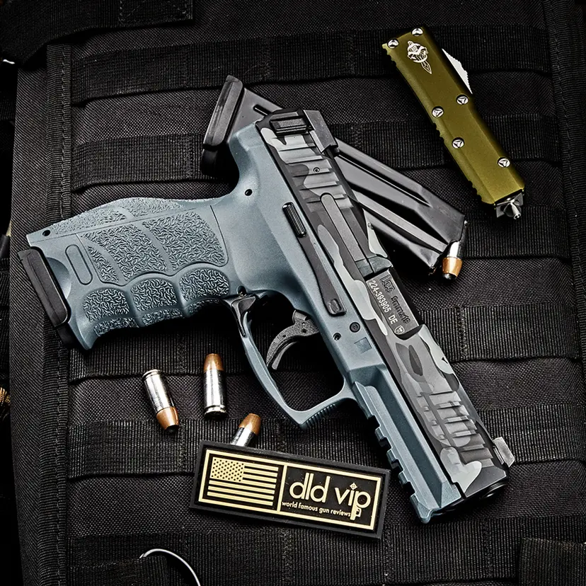 HK VP9 9mm Gray Camo Cerakote - 1