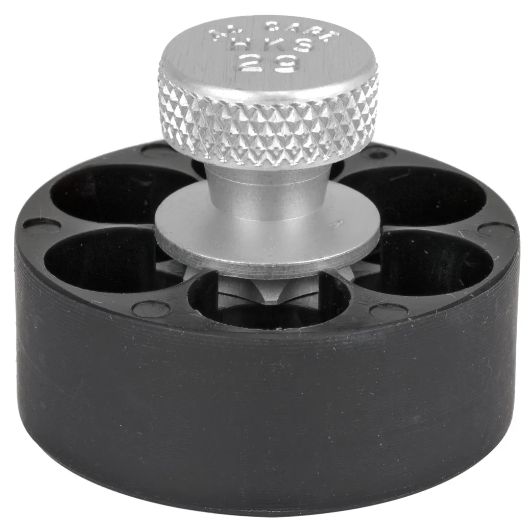 HKS Speed Loader for 44 Magnum S&W 629 Taurus Raging Bull Black