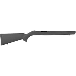 Hogue OverMolded Stock for Ruger 10/22 Bull Barrel Black Rubber - 2