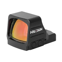 Holosun 407COMP Green Dot Open Pistol Sight 6 MOA 1X Anodized Black - 1