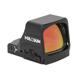 Holosun 407COMP Green Dot Open Pistol Sight 6 MOA 1X Anodized Black - 2