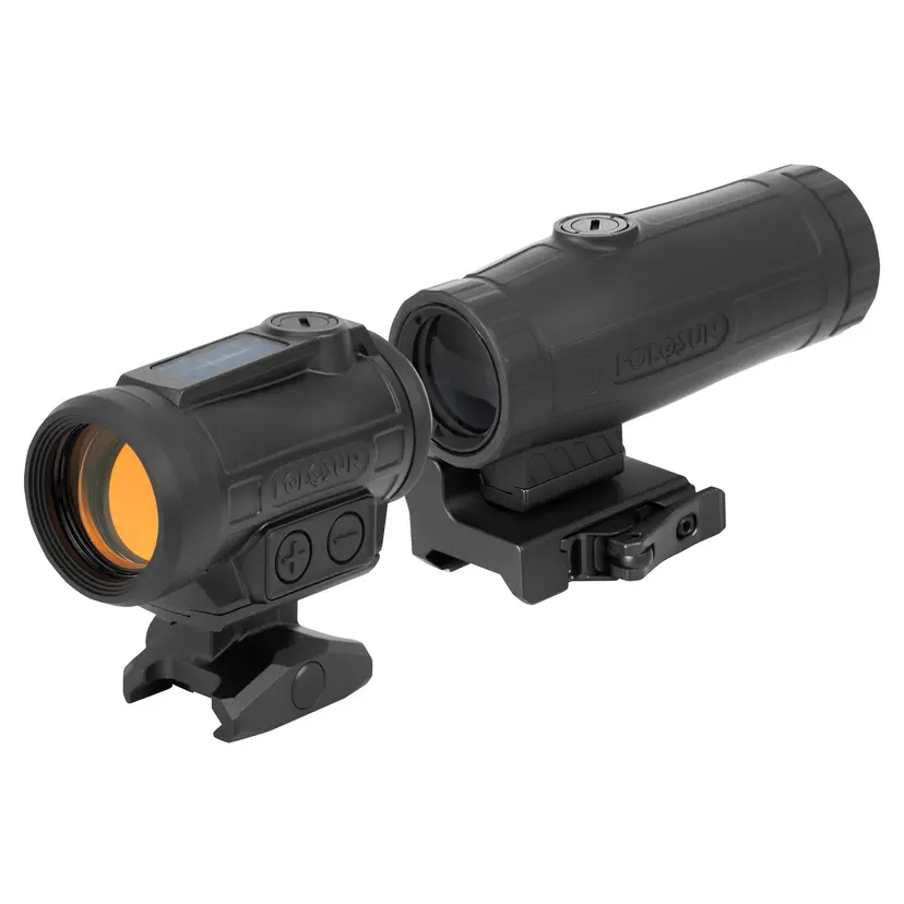Holosun ARO Enclosed Red Dot 2 MOA with HM3X Magnifier - 1