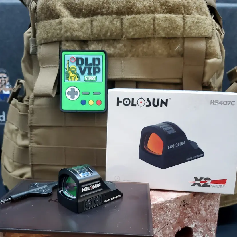 Holosun HS407C X2 Red 2MOA Dot - 1