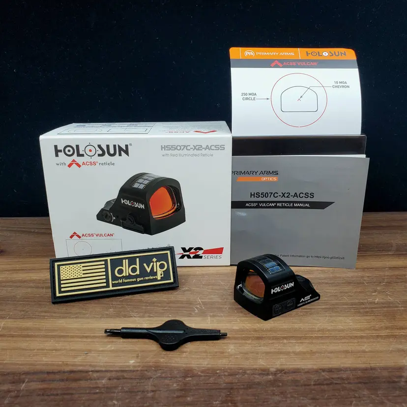 Holosun HS507C-X2 Red Dot ACSS Reticle - 1