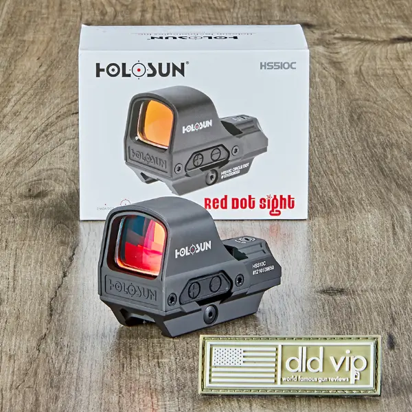 Holosun HS510C Red 2MOA Dot w/ 65MOA Circle - 1