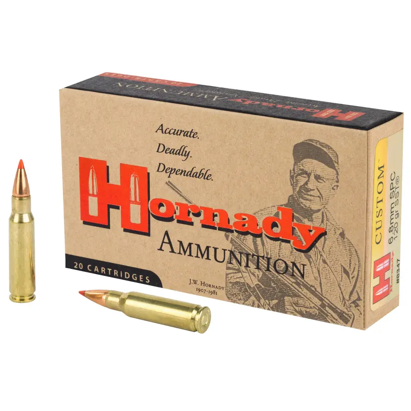 Hornady Custom 6.8SPC 120Gr SST 20rd - 1