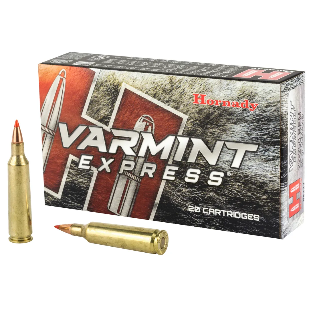 Hornady Varmint Express 22-250Rem 55Gr V-MAX 20rd