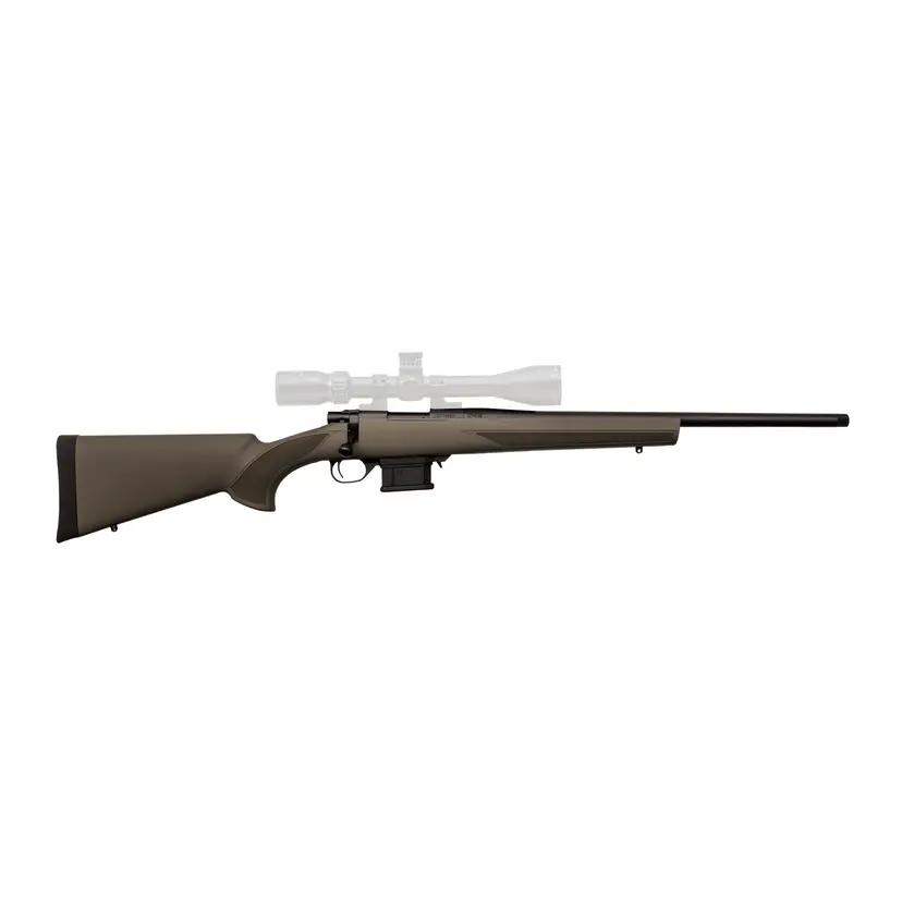 Howa Mini Action M1500 223 Rem Bolt Action Rifle 20" Threaded Barrel 10rd Green Synthetic - 1