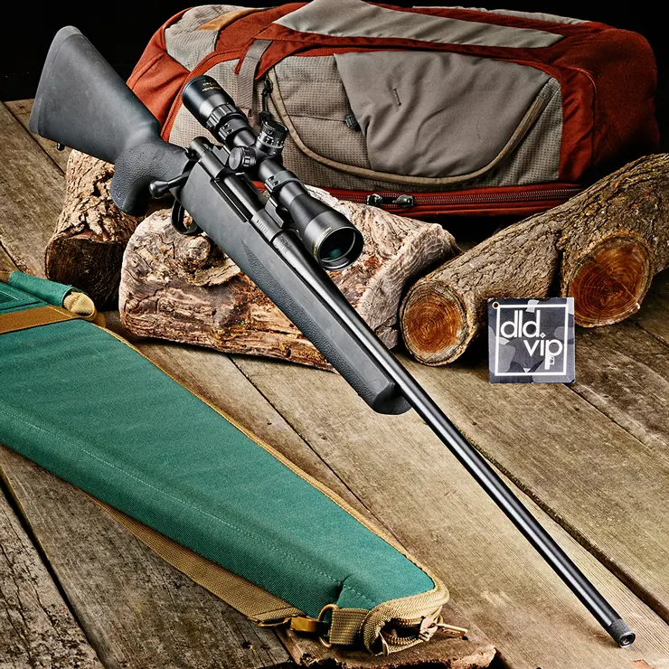 Howa 1500 Hogue 6.5 Creedmoor 22" w/ 4-12x40 Nikko Stirling - 1