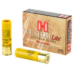 Hornady Custom Lite 20 Gauge 2.75" 250gr FTX Sabot Slug Ammo 5 Rounds - 1